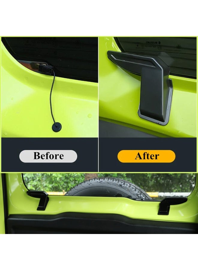 KISSUN 2PCS ABS Rear Windshield Heating Wire Protection Cover For Suzuki Jimny 2019 2020 2021 JB64 JB74W Black Protector Cover Trim - Image 2